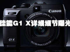 佳能旗舰级DC预览 G1X创佳能DC大底时代