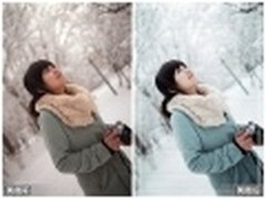 雪中精灵 美图秀秀打造晶莹雪景照