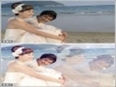 刻录爱意 美图秀秀溶图打造唯美婚纱照