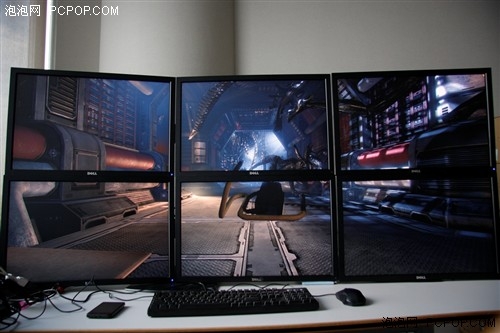 平民多屏时代!实战eyefinity六屏输出