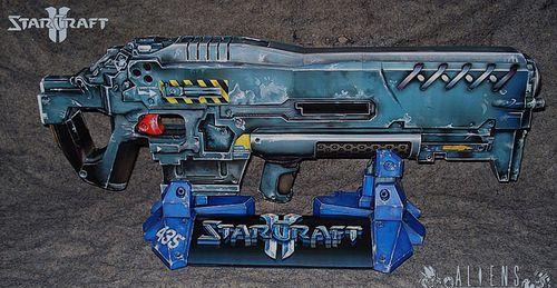 《星际争霸2》人族高斯步枪纸膜欣赏
