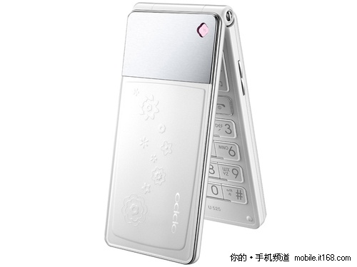 唯美时尚翻盖手机 oppo u525售价1600元