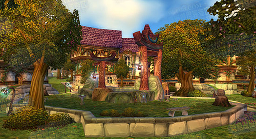 大灾变前暴风城花园区