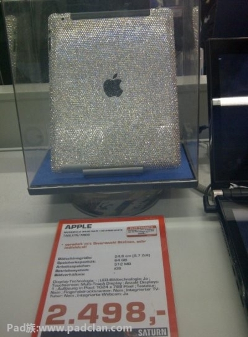 镶钻版ipad2施华洛世奇(swarovski 是世界上首屈一指的水晶制造商