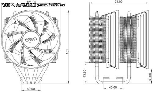 九州风神霜塔散热器新品上市