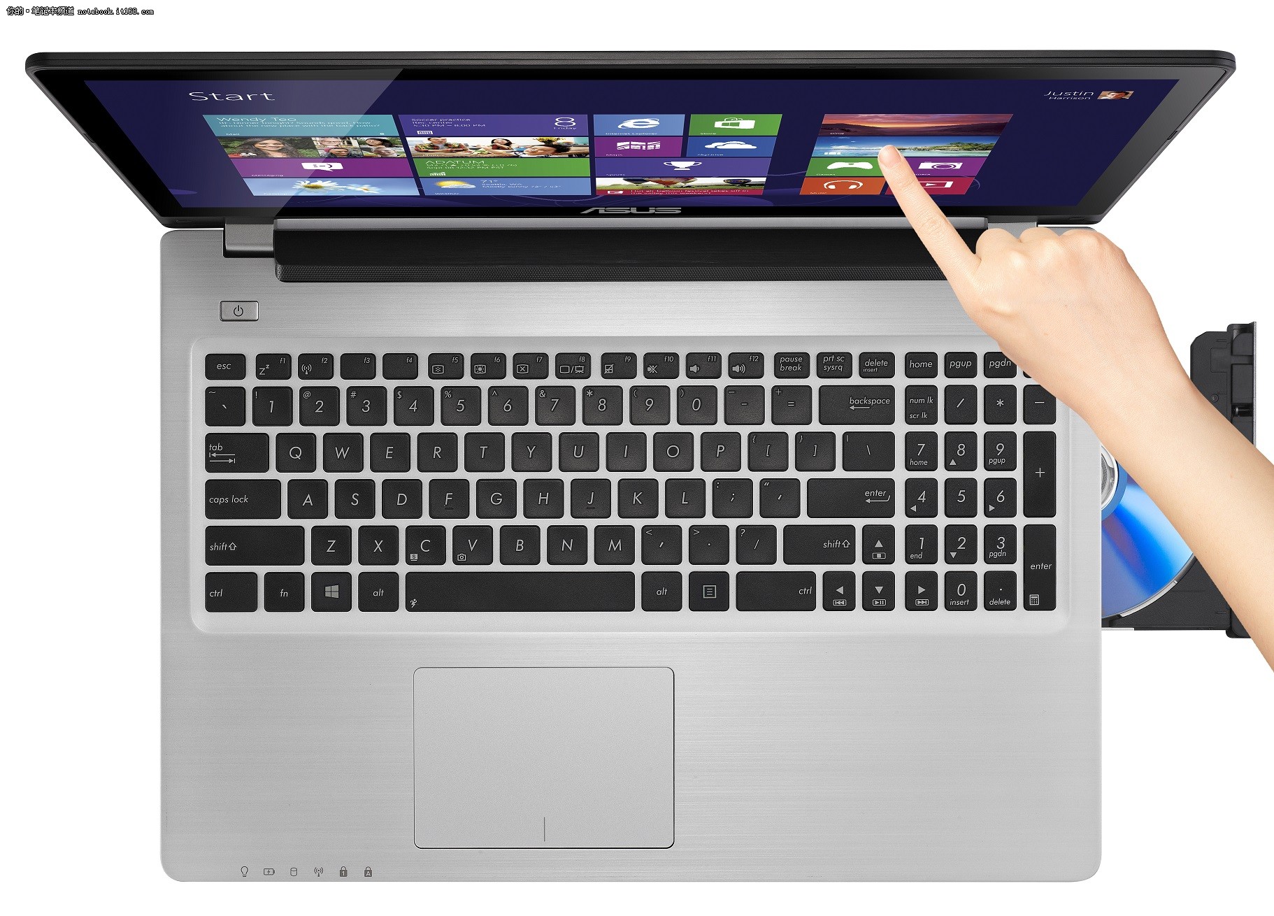 【图】便捷触控 华硕vivobook s550cm性能超强 - 笔记本频道 图片欣赏