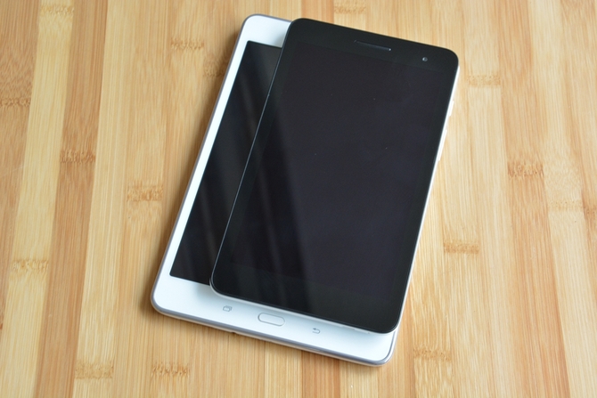 galaxy tab a平板对比华为荣耀t1-701u