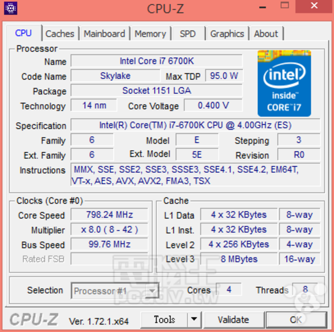 比4790k提升不大 i7-6700k跑分提前曝光