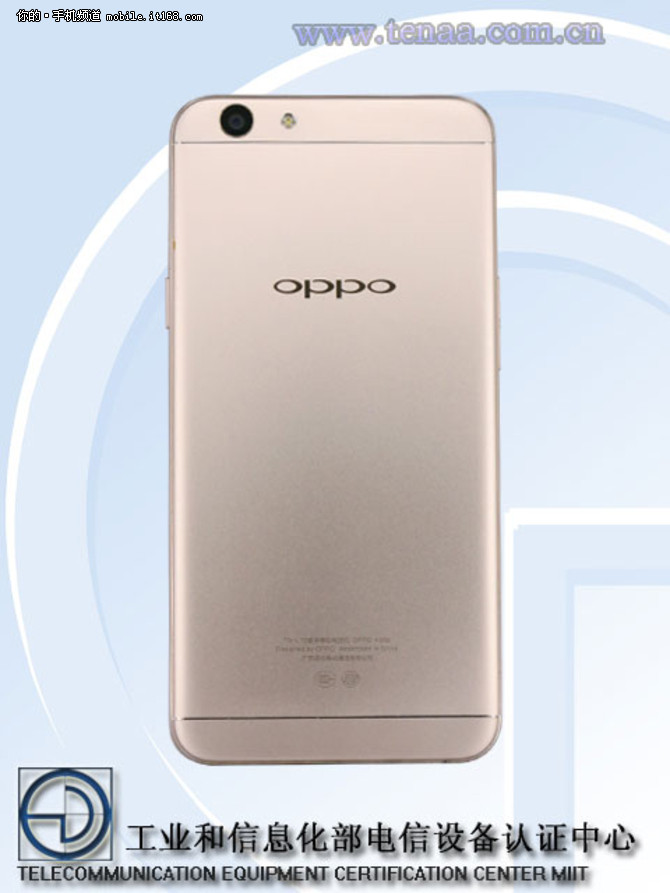 超薄金属机身 指纹前置 oppo a59s曝光