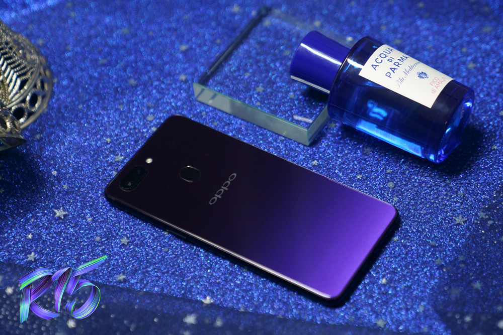 漸變色玩出新高度 oppo r15星空紫圖賞